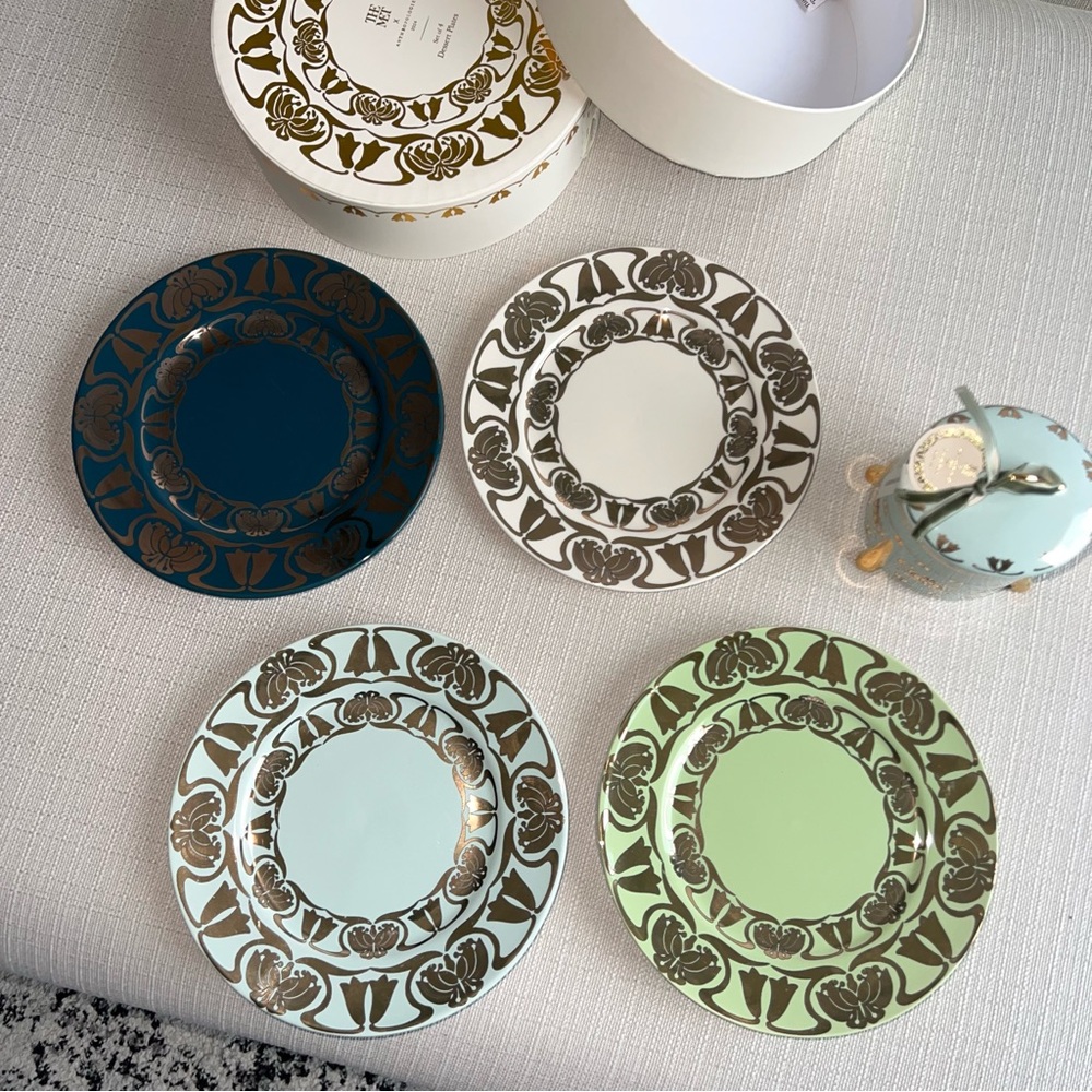 Anthropologie x Met Gala Bundle Dessert Plat and Candle Set - Picture 11 of 12